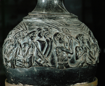 A thanksgiving procession on Harvester Vase