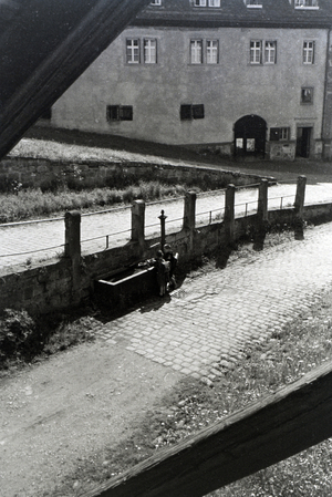 A trip to Hirsau, Black Forest, Germany 1930s (b/w photo)
