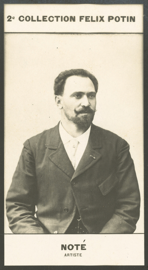 Jean Note, Artiste, 1860 (b/w photo)
