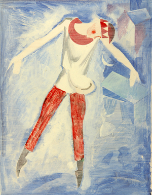 Petrushka, 1962 (gouache on paper)