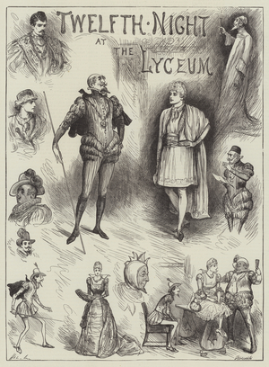 Twelfth Night at the Lyceum (engraving)