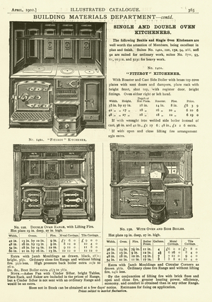 Page from the Army & Navy Catalogue, April 1902 (litho)