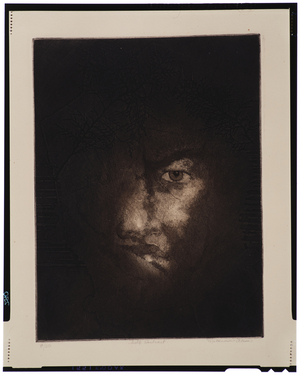 Self-portrait, c.1971 (etching)