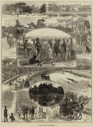 Holiday Time at Richmond (engraving)