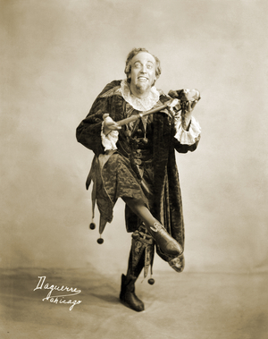 Richard Bonelli - portrait of the American baritone possibly in the title role of Giuseppe Verdi 's opera 'Rigoletto'
