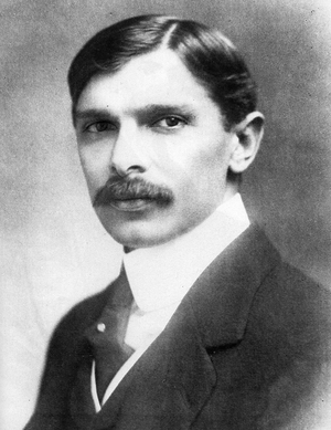Pakistan: Muhammad Ali Jinnah (1876- 1948), founder of Pakistan, as a young lawyer, c. 1910