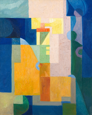 Composition Géometrique, 1946 (oil on canvas)	