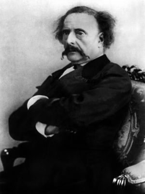 French writer Jules Barbey d'Aurevilly (1808-1889), here in 1889