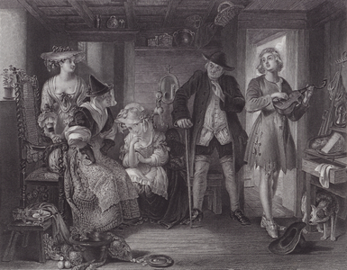 A Scene from "Midas" (engraving)