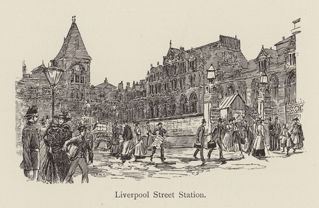 Liverpool Street Railway Station (engraving)