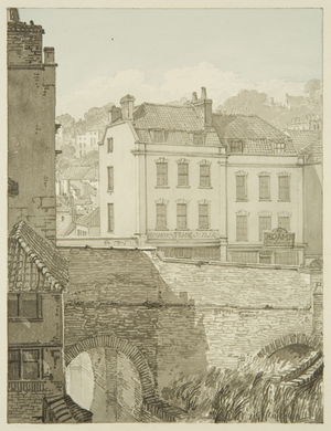 Union Street Bridge (pencil & watercolour on paper)