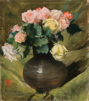 Roses, c.1883 (pastel on paper)
