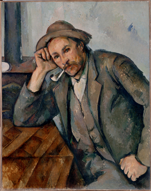 The pipe smoker … (oil on canvas)