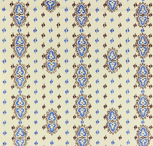 Textile Design, 1970s (tempera on paper)