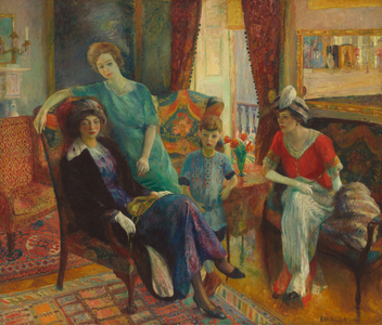 Family Group, 1910-1911 (oil on canvas)