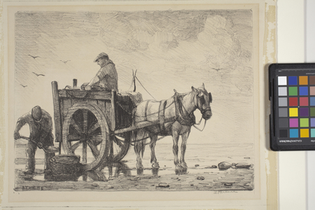 Seaweed Gatherers (lithograph)