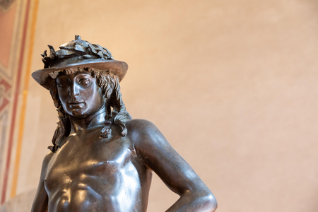 Florence, Italy - Circa July 2021: David by Donatello - 1469. Italian Renaissance a..., 2021 (photo)