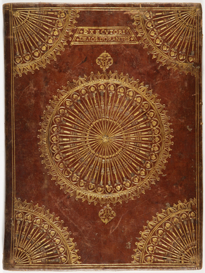 Baroque fan binding