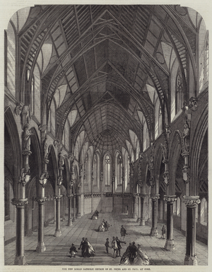 The New Roman Catholic Church of St Peter and St Paul, at Cork (engraving)