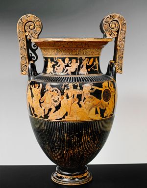 Apulian red-figured fluted krater