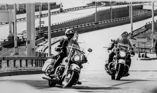 New York police, USA, 1980 (photo)