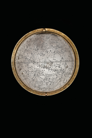Two exceptional terrestrial and celestial globes, supported by Hercules and Atlas, Augsburg, 1697-99 (silver & silver-gilt)