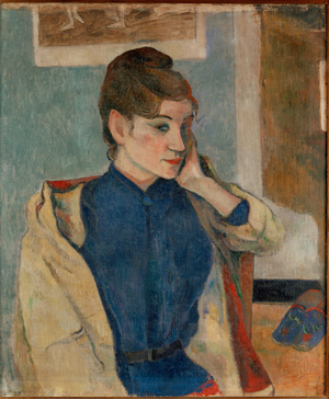 Portrait of Madeleine Bernard (oil on canvas)