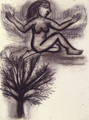 Lovely Rita, 1999 (charcoal and conté on paper)