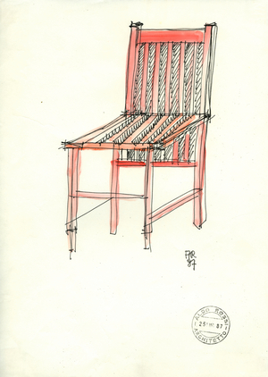 Untitled, 1987 (watercolor and ink on paper)