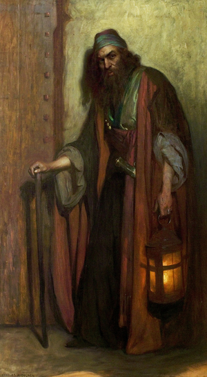 Arthur Bourchier as Shylock, 1906 (oil on canvas)