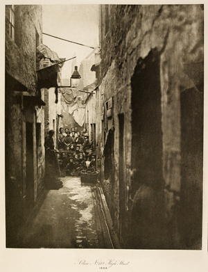 Close no. 118, High Street, Glasgow, 1868.