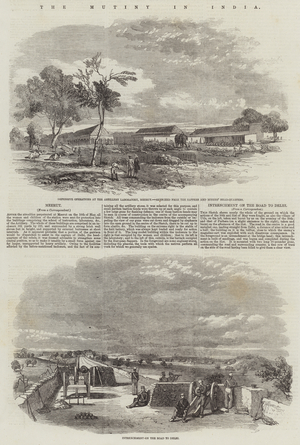 The Mutiny in India (engraving)