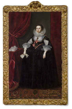 Portrait of Elizabeth Cavendish, 1624 (oil on canvas)