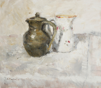 The Coffee Pot and White Jug, 2004 (oil on canvas)