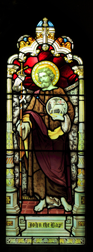 St. John the Baptist, by Heaton, Butler & Bayne, c.1890 (stained glass)