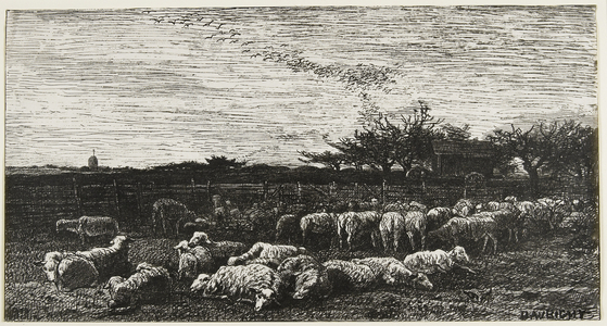 Le Grand Parc a Moutons, 1862