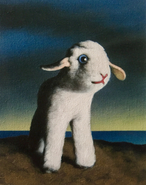 Lamb, 2009 (oil on canvas)
