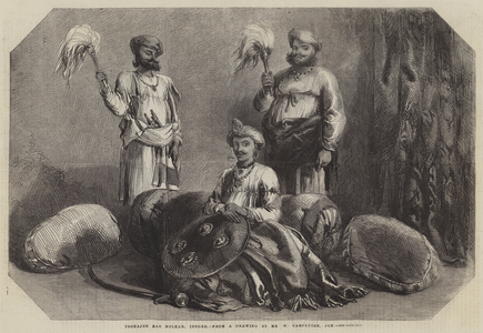 Tookajee Rao Holkar, Indore (engraving)