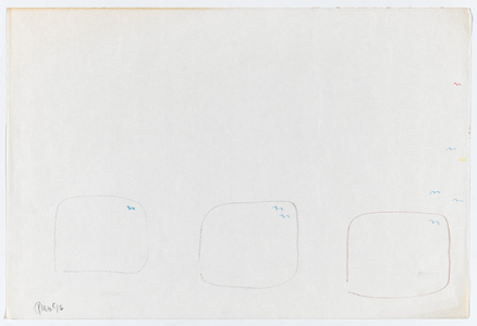 Storyboard with Birds, 1978 (pastel on paper)