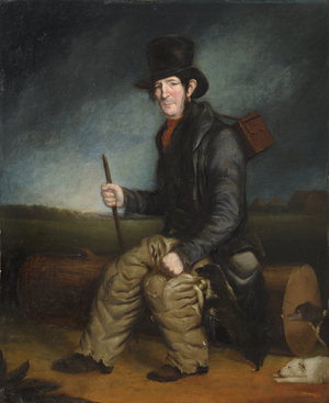 Bogie Theobald, the Ratcatcher, with his Dogs