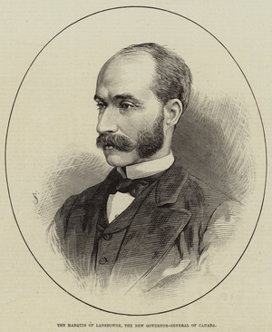 The Marquis of Lansdowne, the New Governor-General of Canada (engraving)