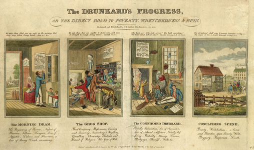 The drunkard's progress, or the direct road to poverty, 1835