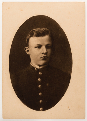 Postcard depicting future Soviet leader Vladimir Lenin in the 1890s, 1933 (postcard)