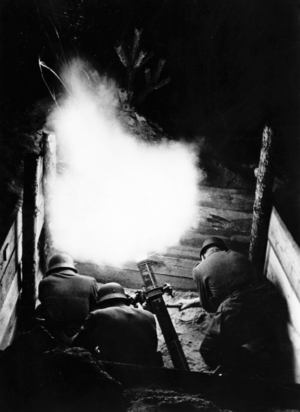 II. WK, Eastern Front, Nebelwerfer, 1944 (photo)