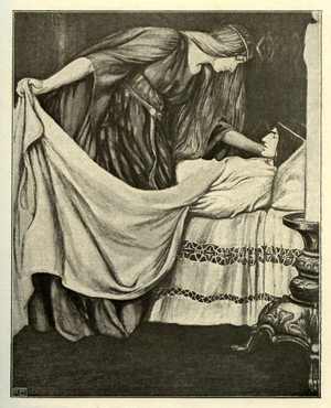 Tristan's death in Tristan und Isolde