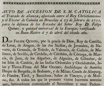 Treaty of Brussels ( 1701), 1796 (print)