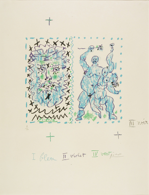 Cover for an Exhibition Catalogue: "Picasso, Dessins d'un Demi-Siècle": Cover for an Exhibition Catalogue, 1956