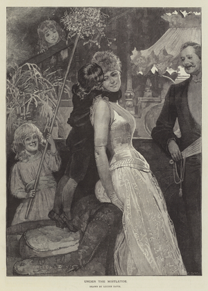 Under the Mistletoe (engraving)