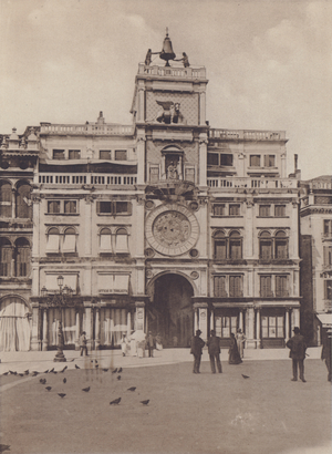 Torre Dell'Orologio (b/w photo)