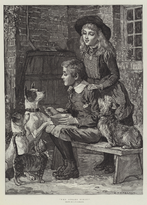 Who Speaks First? (engraving)